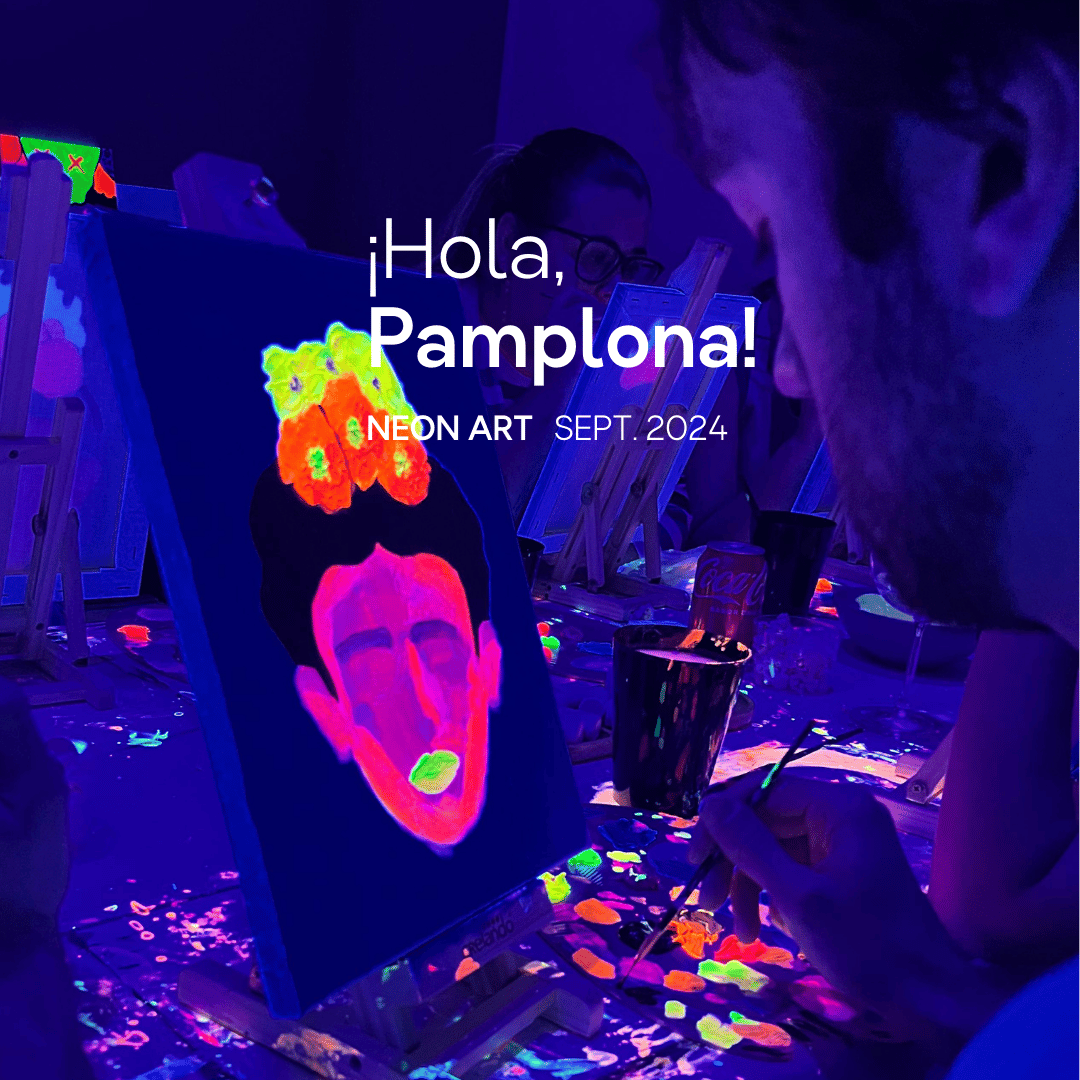 neon art pamplona